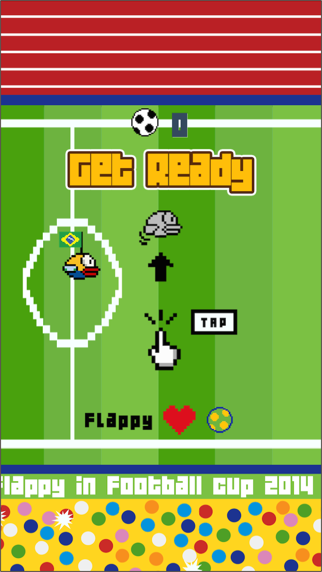 Flappy in Football cup 2014 Editionのおすすめ画像3