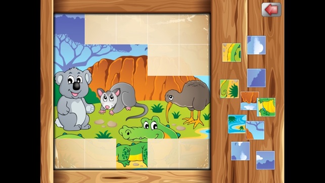 Amusing Kids Puzzles - cute scenes for kids, toddlers and fa(圖4)-速報App