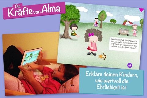 Alma and the Doll in the Park - Free screenshot 2
