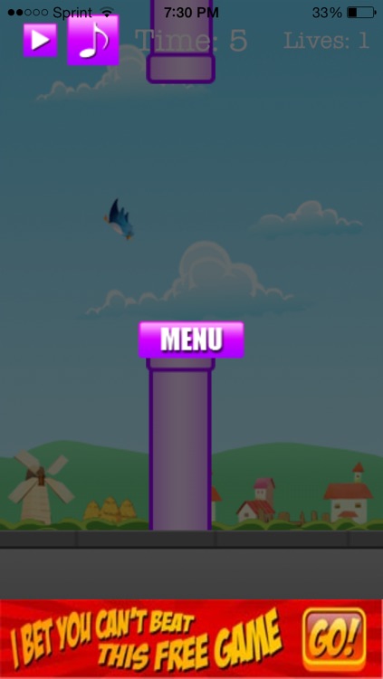 Stumbling Bird Free Arcade Family Game screenshot-3