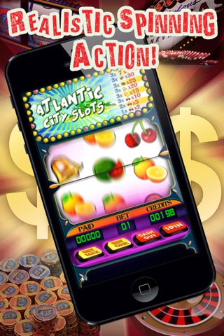 Atlantic City Slot Machine - The Lucky Ace 777 High Roller Casino Edition screenshot 2