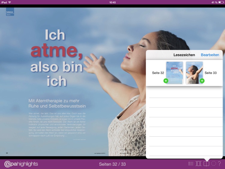 spa highlights Ausgabe 03/2014