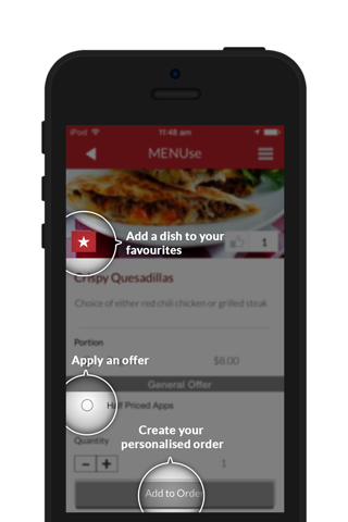 MENUse - Order and Pay for Food & Drink in Restaurants and Bars screenshot 3