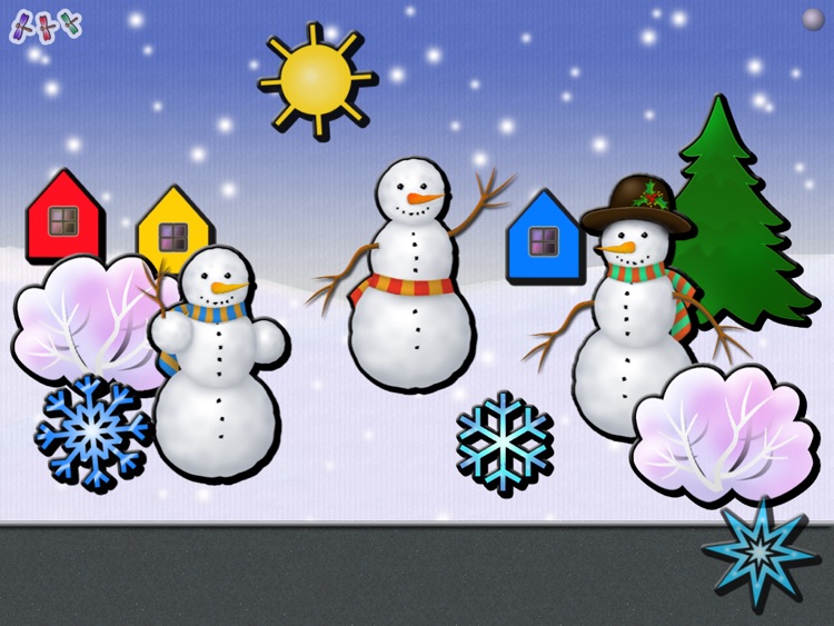 Animated Winter Puzzles for PreSchool Kids screenshot-4