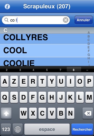 Scrapuleux : Dictionnaire de jeux de mots screenshot 2