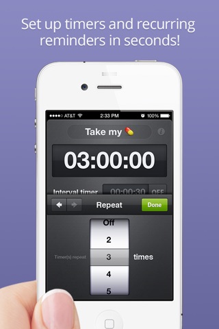 Repeat Timer Pro: Countdown screenshot 2