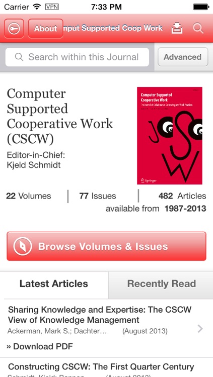 CSCW Journal