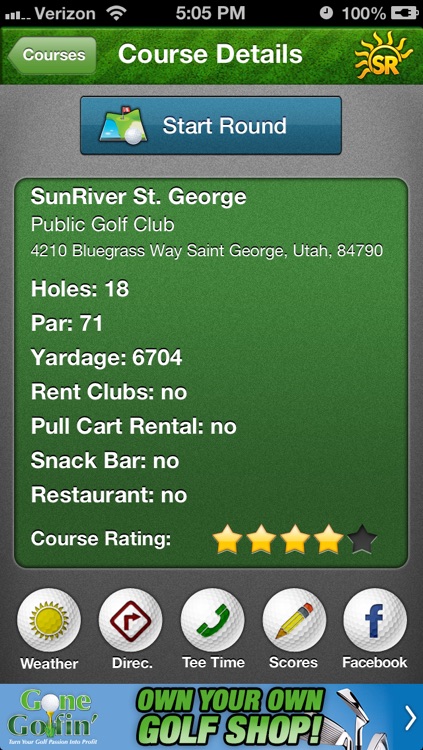 Sun River - Golf GPS