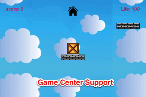 Jumpy Box: Cloudy Sky Fly Free screenshot 3
