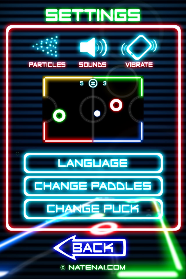 Glow Hockey screenshot 3