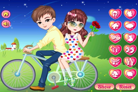 Dress Up:Bicycle Trip With Lover screenshot 3