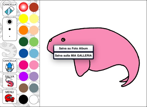 Aquarium Coloring for Kids Lite ~Ocean Life~ screenshot 2