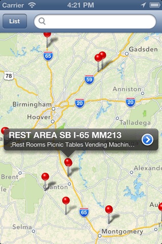 Rest Area Locator for US highway - Pro screenshot 4