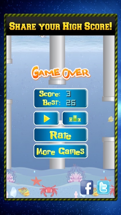 Duck Dive: Flappy Prey Bird Fishing screenshot-4