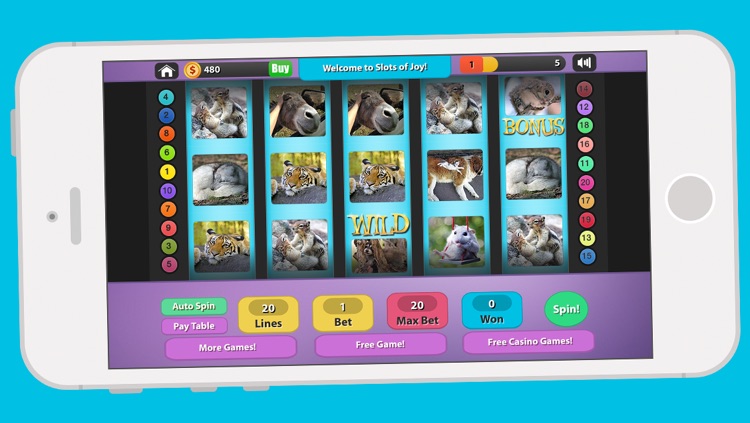 Slots of Joy - Adorable Babies, Silly Puppies & Funny Cats Slot Machine Games