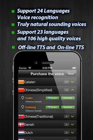 iPronunciation free - 60+ languages Translation for Google & Bing screenshot 4