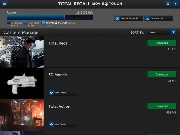 Total Recall: Movie Touch screenshot-3