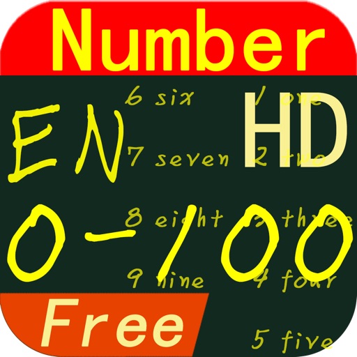 Learn English Number HD Lite iOS App
