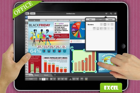 Sheets On The Go - for Microsoft Office Excel & Quickoffice Quicksheet documents edition screenshot 2