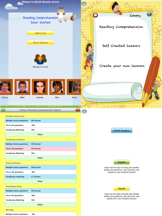 AbiTalk Second Grade Reading Comprehension Fiction Free