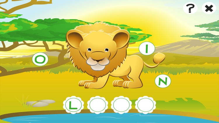 ABC safari games for children: Train your word spelling skills of wild animals for kindergarten and pre-school