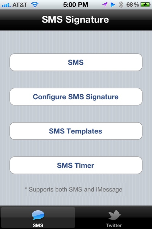 SMS Signature