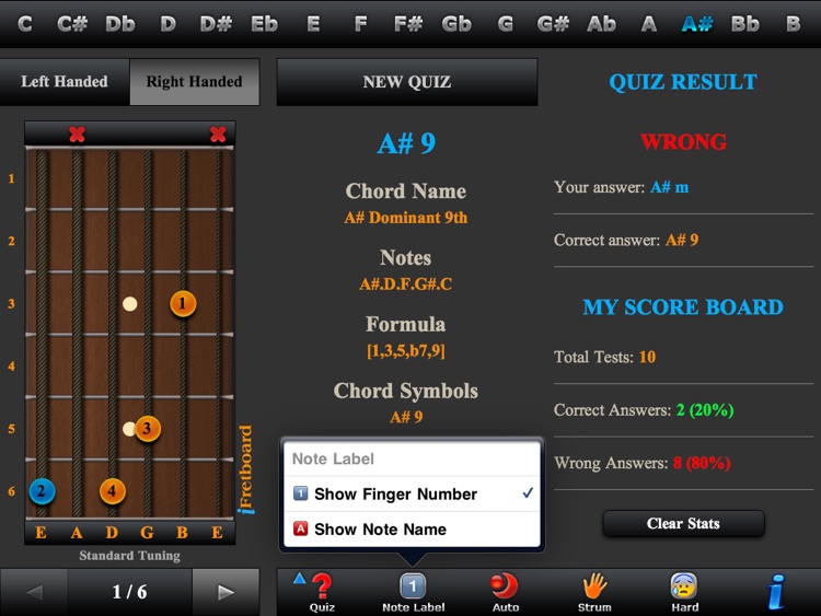 Guitar Chords, Triads & Quiz screenshot-4