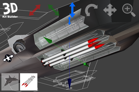 3D Kit Builder (Fighter Jet) screenshot 2