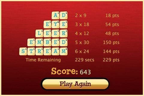 Dabble A Fast Paced Word Game screenshot 3