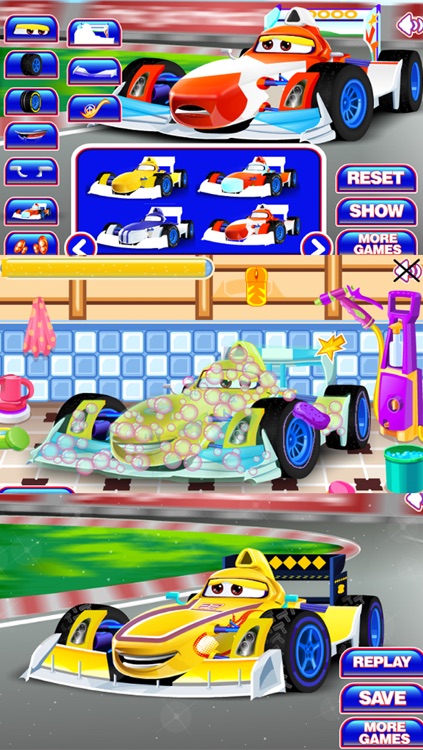 Racing Car Wash