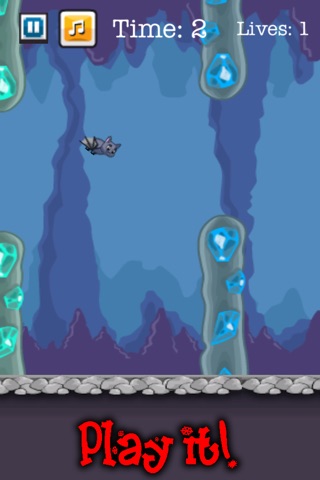 Bat Tap FREE - The Tiny Flying Rat with Flappy Wings screenshot 3