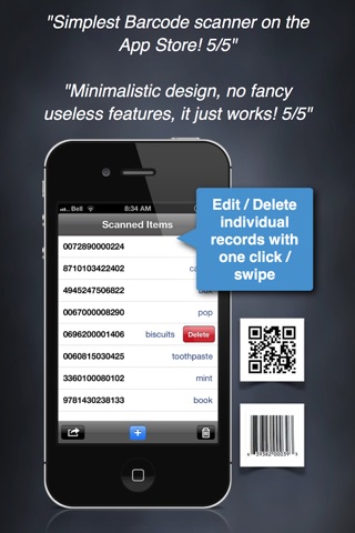 Barcode CSV screenshot 4