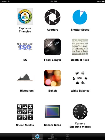 DSLR for Beginners for iPad screenshot 2