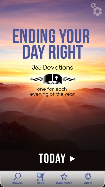 Ending Your Day Right Devotional