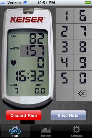 Keiser Ride Buddy Lite screenshot 4