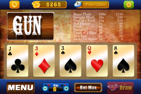 Wild West Poker - Saloon Edition screenshot 4