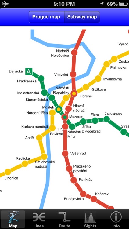 Prague Subway Guide with Offline map