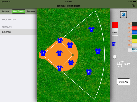 Baseball Tactics Board screenshot 2