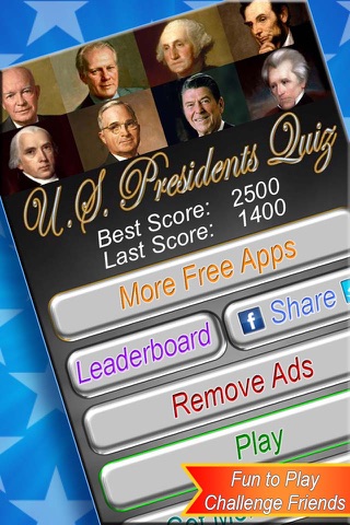 US Presidents Trivia Quiz Free - United States Presidential Historical Photo Recognition Guessing Educational Game screenshot 2