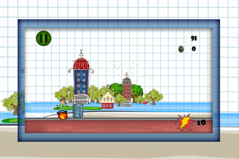 Angry Grandpa SkateBoard Rush In Doodle City Race Free screenshot 3