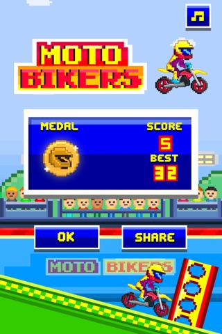 Moto Bikers - Play Pixel 8-bit Bike Racing Games for Free screenshot 4