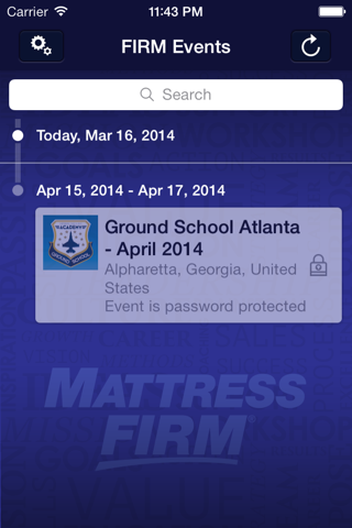 Mattress Firm Events screenshot 2