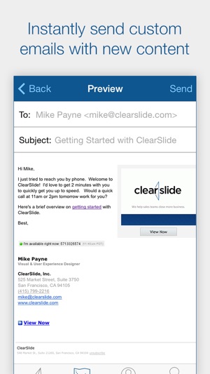 ClearSlide Connect - Track Email, Scan Business Cards, and F(圖5)-速報App