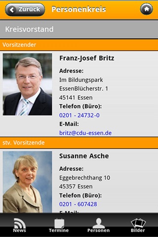 CDU Essen screenshot 2