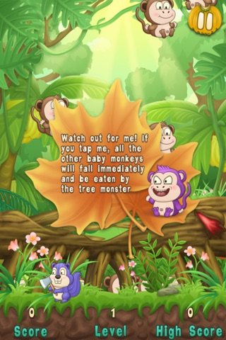 Monkey Babies Free Fall - Catch The Falling Monkeys Game screenshot 2