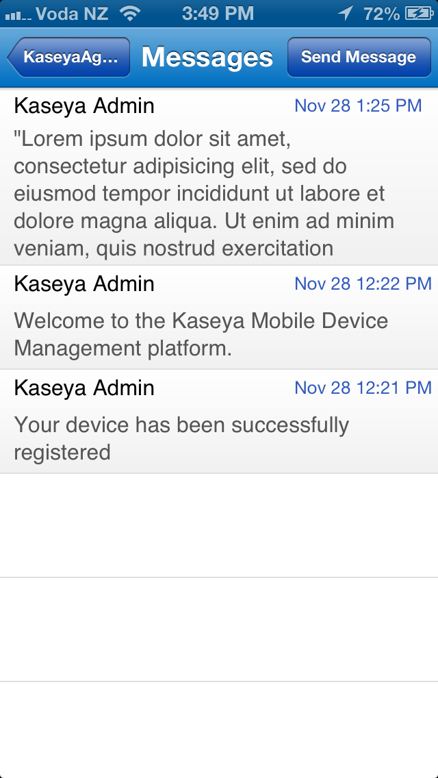 How to cancel & delete Kaseya Agent from iphone & ipad 2