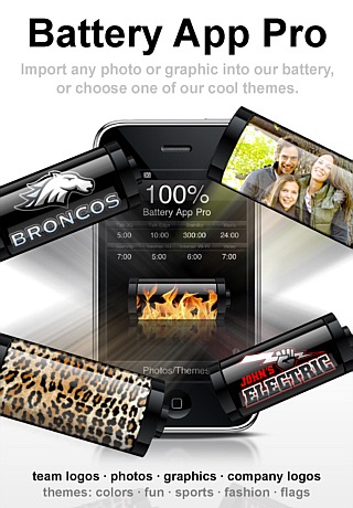 Battery App Pro with Themes & Photo Import