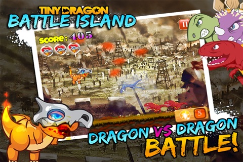 Tiny Dragon Battle Islands: Heroes vs Monsters, Evolution of a Hero in a Major Action Mayhem unleashed on the Devious & Shattered Island screenshot 3