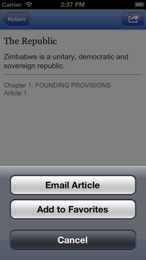 Zimbabwe Constitution(圖2)-速報App