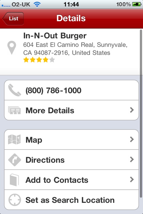 InO Finder - Find your nearest In-n-Out Burger